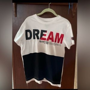 Akademiks: Jeaniuslevel Products NYC/ short sleeve size small DREAM men’s shirt.